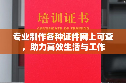 宁南专业制作各种证件网上可查，助力高效生活与工作